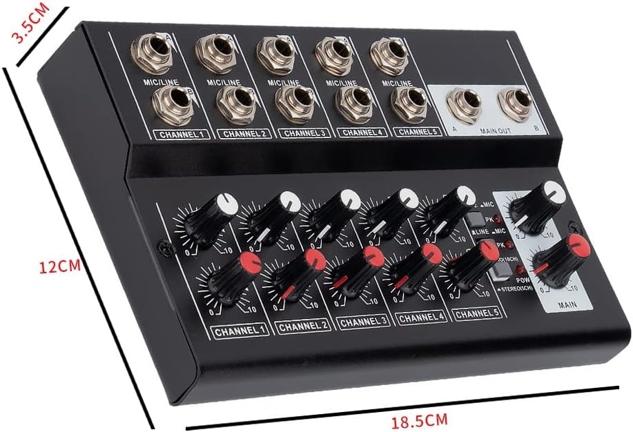 TBGFPO 10-Channel Mixing Console Digital Audio Mixer Stereo usb mixer audio for Recording DJ Network Live Broadcast - Image 7