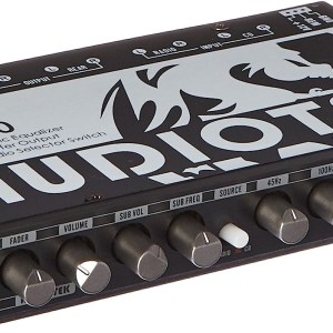 Audiotek At-eq500 Eq500 5-band Graphic Equalizer with Subwoofer Output and Cd/radio Selector Switch