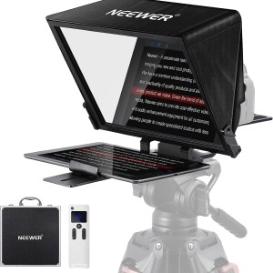 NEEWER Teleprompter X14 PRO with RT-110 Remote & APP Control (Bluetooth Connection via NEEWER Teleprompter App),