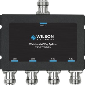 Wilson Electronics -6 dB 4-Way Splitter, N-Female (50 Ohm)