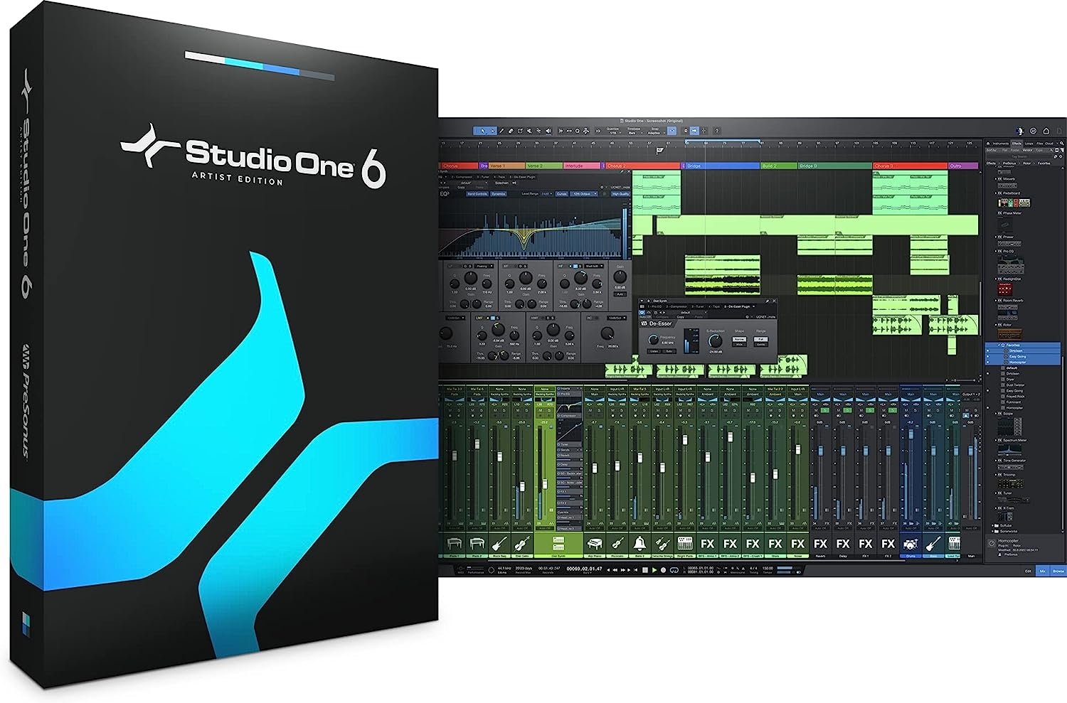 PreSonus StudioLive AR12c 14-Channel USB-C Hybrid Digital/Analog Performance Mixer, Unpowered - Image 22