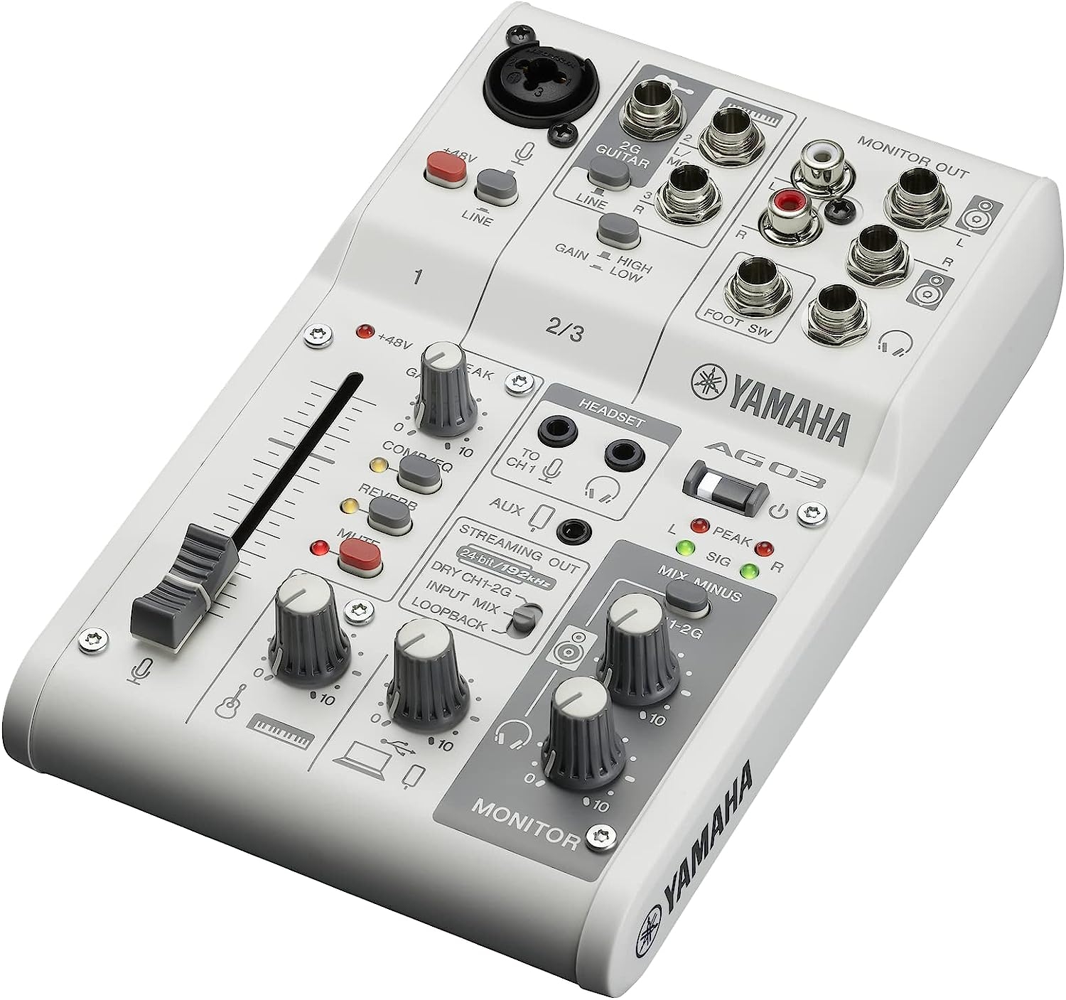 Black 3-Channel Live Streaming Mixer/USB Interface for IOS/Mac/PC - Image 13