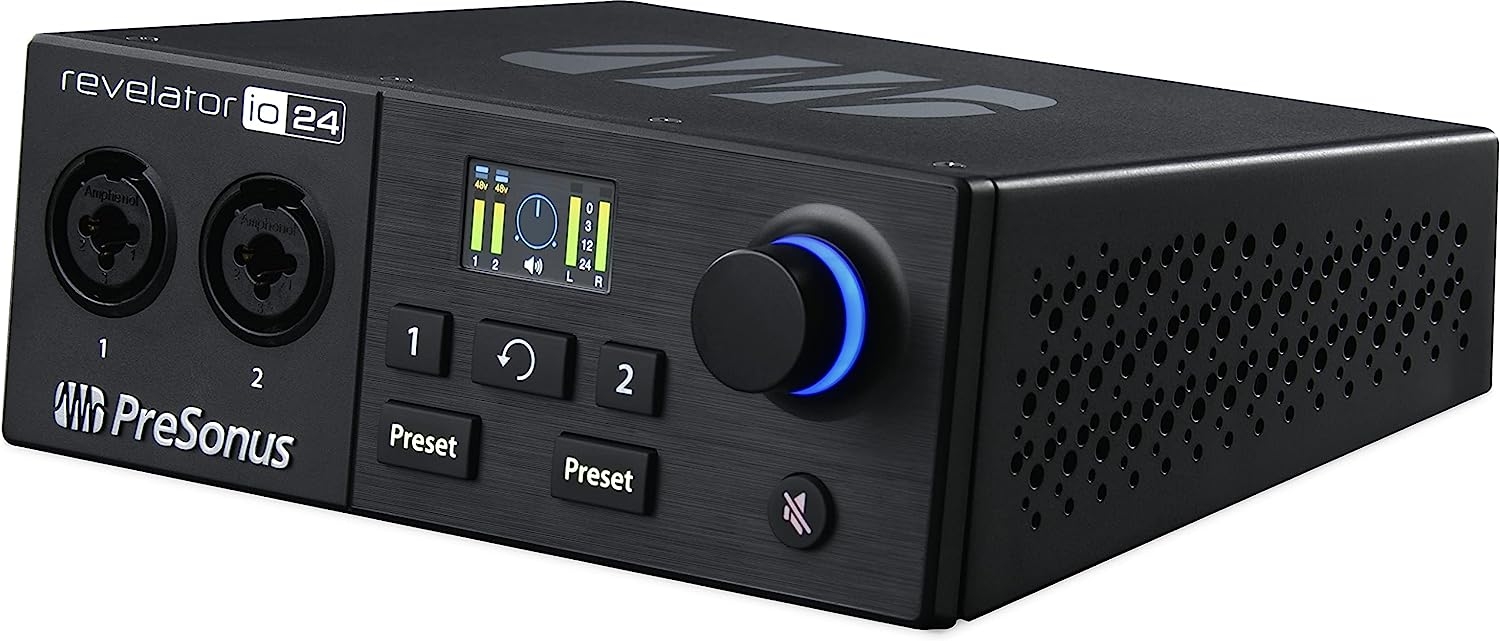 PreSonus Revelator io24 USB-C Compatible Audio Interface with Integrated Loopback Mixer and Effects for Streaming, Podcasting, - Image 12