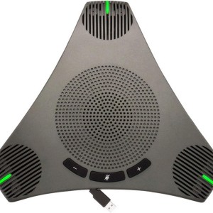 Conference Microphone Omnidirectional USB Speakerphone Microphone for 8-10 People Business Conference,360° Omnidirectional