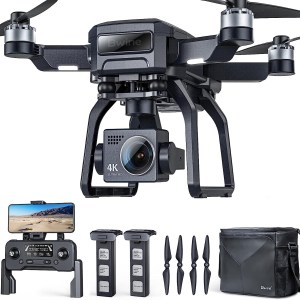 Bwine F7GB2 Drones with Camera for Adults 4K for Night Version, 9800ft Transmission range, 3-Axis Gimbal, 2 Batteries 50 Min