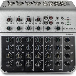 Monoprice 615808 8-Channel Audio Mixer with USB