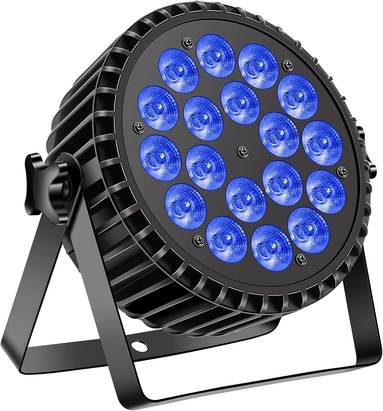 HOLDLAMP Par Lights DJ Lights 10Wx18 LED Uplight RGBW Stage Lights Effect by DMX Sound Activated Control Wash Lights for Parties