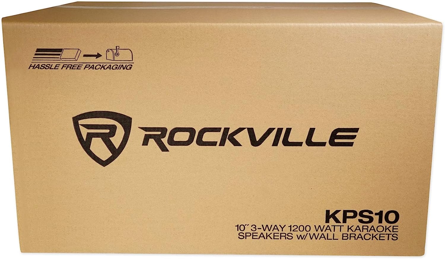 Rockville Pair KPS10 10" 3-Way 1200 Watt Karaoke Speakers+Wall Brackets/MDF, Black - Image 15