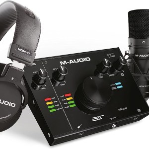M-Audio AIR 192x4 USB C Audio Interface for Recording, Podcasting, Streaming with Studio Quality Sound, 1 XLR in and Music