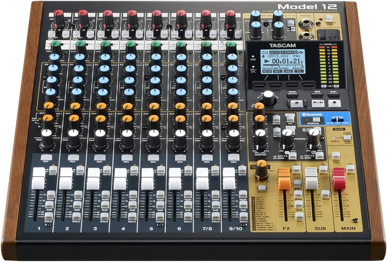 Tascam Model 12 All-in-One Digital Multitrack Recorder