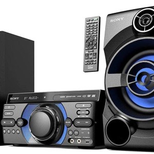 Sony Bluetooth Stereo Shelf System for Home, HiFi Sound System with USB, FM Radio, Audio in, TV Music Home Stereo System for