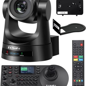 FoMaKo PTZ Camera Bundle 20X HDMI 3G-SDI IP PoE HDMI PTZ Camera for Church Worship PTZ Controller PoE IP PTZ Camera Controller