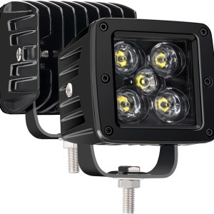 LED Cubes, YCHOW-TECH 2PCS 3 Inch 100W Spot LED Pods Square LED Work Light Off Road Driving Lights Ditch Lights LED Light Bar