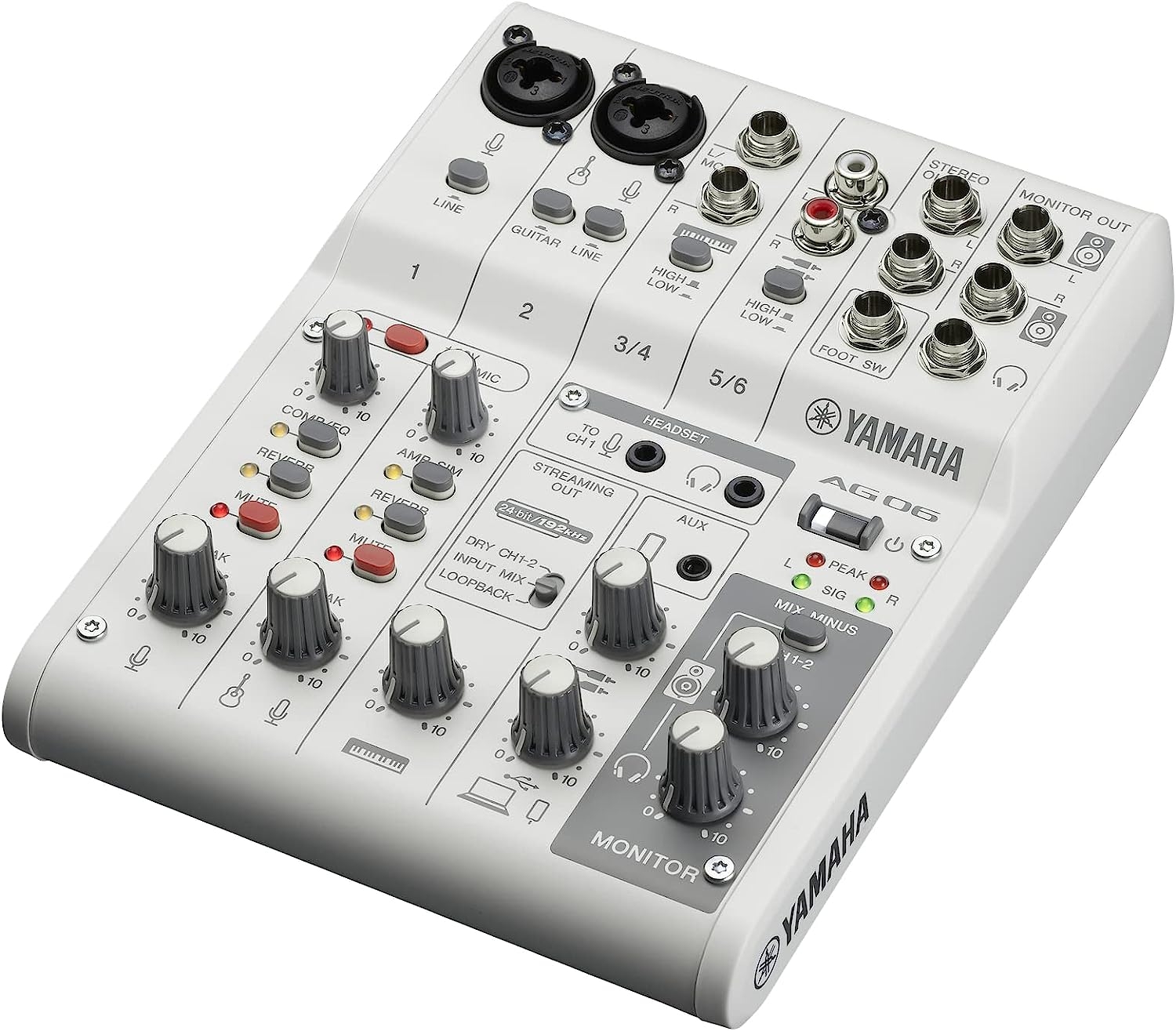 Black 3-Channel Live Streaming Mixer/USB Interface for IOS/Mac/PC - Image 10
