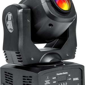 80W LED Moving Head Light DJ Lights Stage Lighting with 8 GOBO 16 Color by DMX and Sound Activated Control Spotlight for Disco