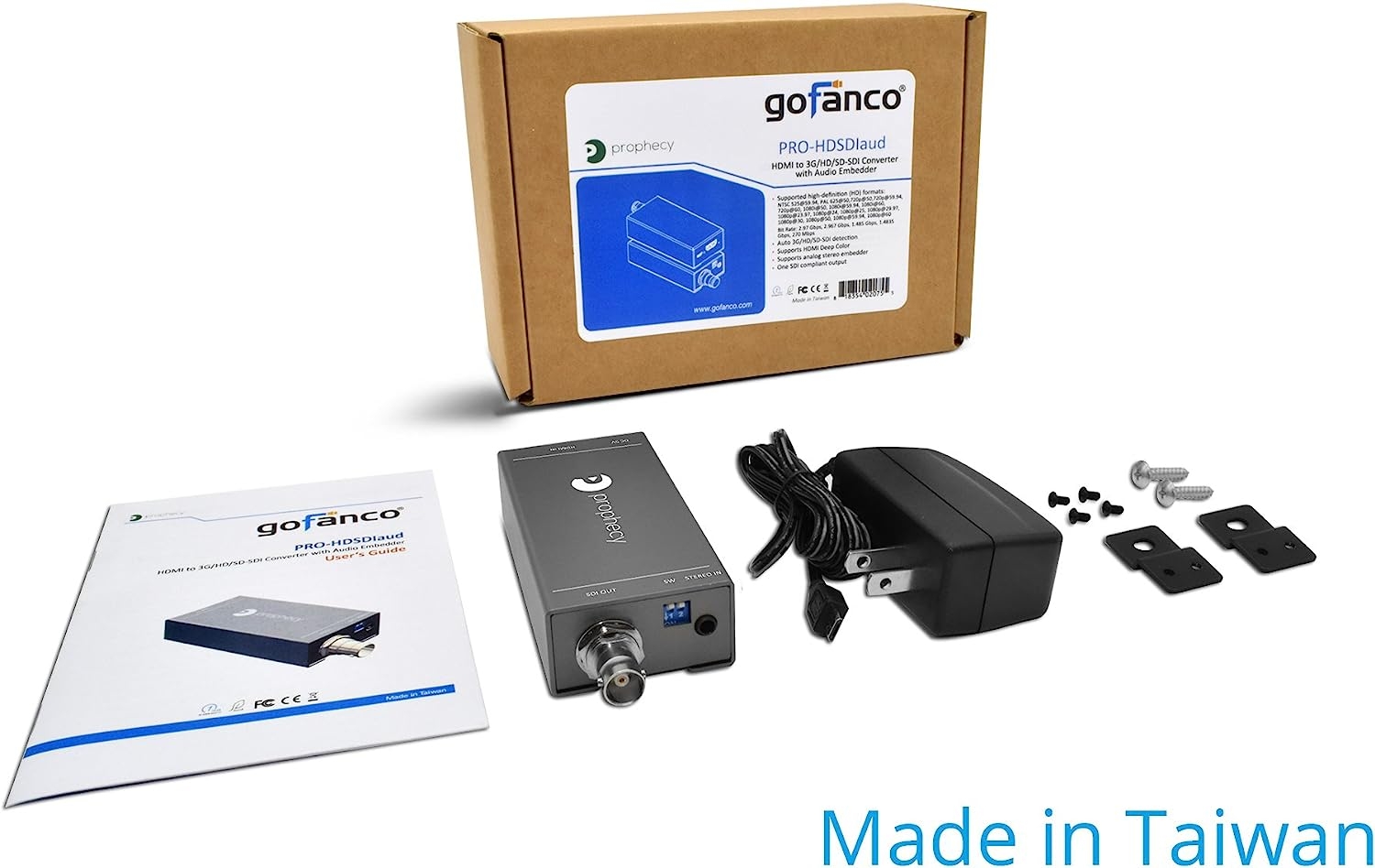 gofanco Prophecy Multi Video Format to SDI Scaler Converter – Input HDMI/Mini DisplayPort/VGA, SDI Output up to 3G/HD/SD-SDI, - Image 17