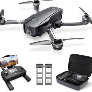 Holy Stone HS720 Foldable GPS Drone with 4K UHD Camera for Adults, Quadcopter with Brushless Motor, Auto Return Home, Follow Me,