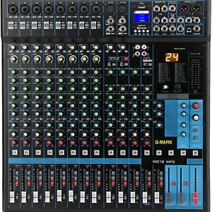 Audio Mixer Bluetooth G-MARK Professional Mixer Usb Interface Sound Board Console System 16 Channel Digital MP3 Computer Input