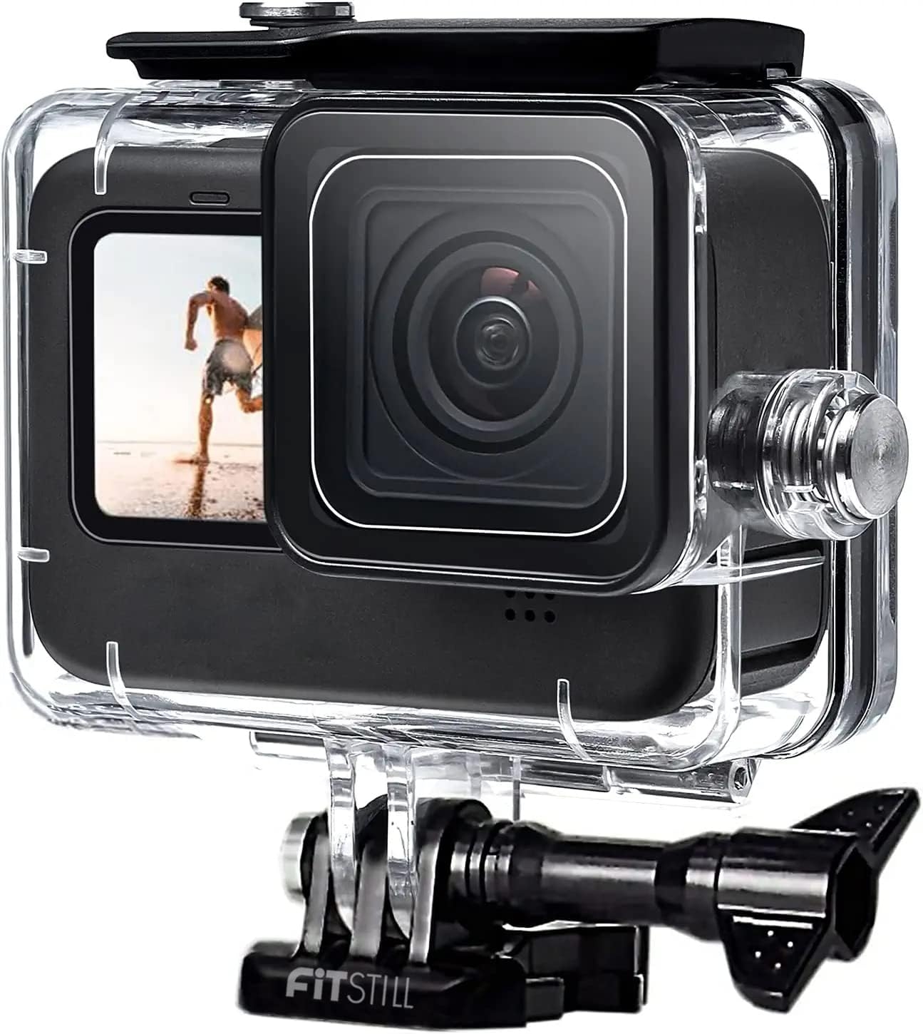 FitStill 60M Waterproof Case for GoPro Hero 11 Black/Hero 10 Black/Hero 9 Black, Protective Underwater Dive Housing Shell with - Image 32