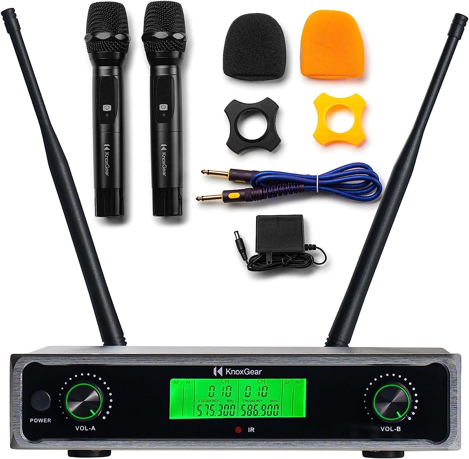 Sony XP500 X-Series Portable Bluetooth Wireless Party Speaker with Knox Gear True Duo Dual Wireless Microphone System Bundle (2 - Image 3