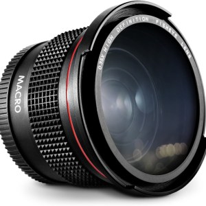 Altura Photo 58MM 0.35x Fisheye Canon Wide Angle Lens (w/Macro Portion) for DSLR Cameras EOS Rebel 70D 77D 80D 90D T8i T7 T7i
