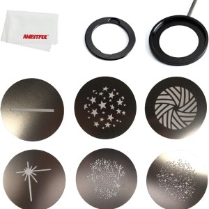 Godox GOBO Set SA-09-003 Kit with GOBO Set Holder SA-10 Kit for Godox S30 Focusing LED Light