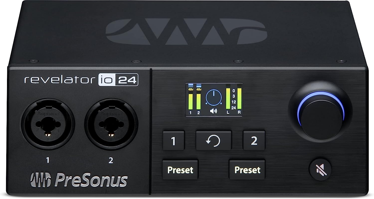 PreSonus Revelator io24 USB-C Compatible Audio Interface with Integrated Loopback Mixer and Effects for Streaming, Podcasting, - Image 9