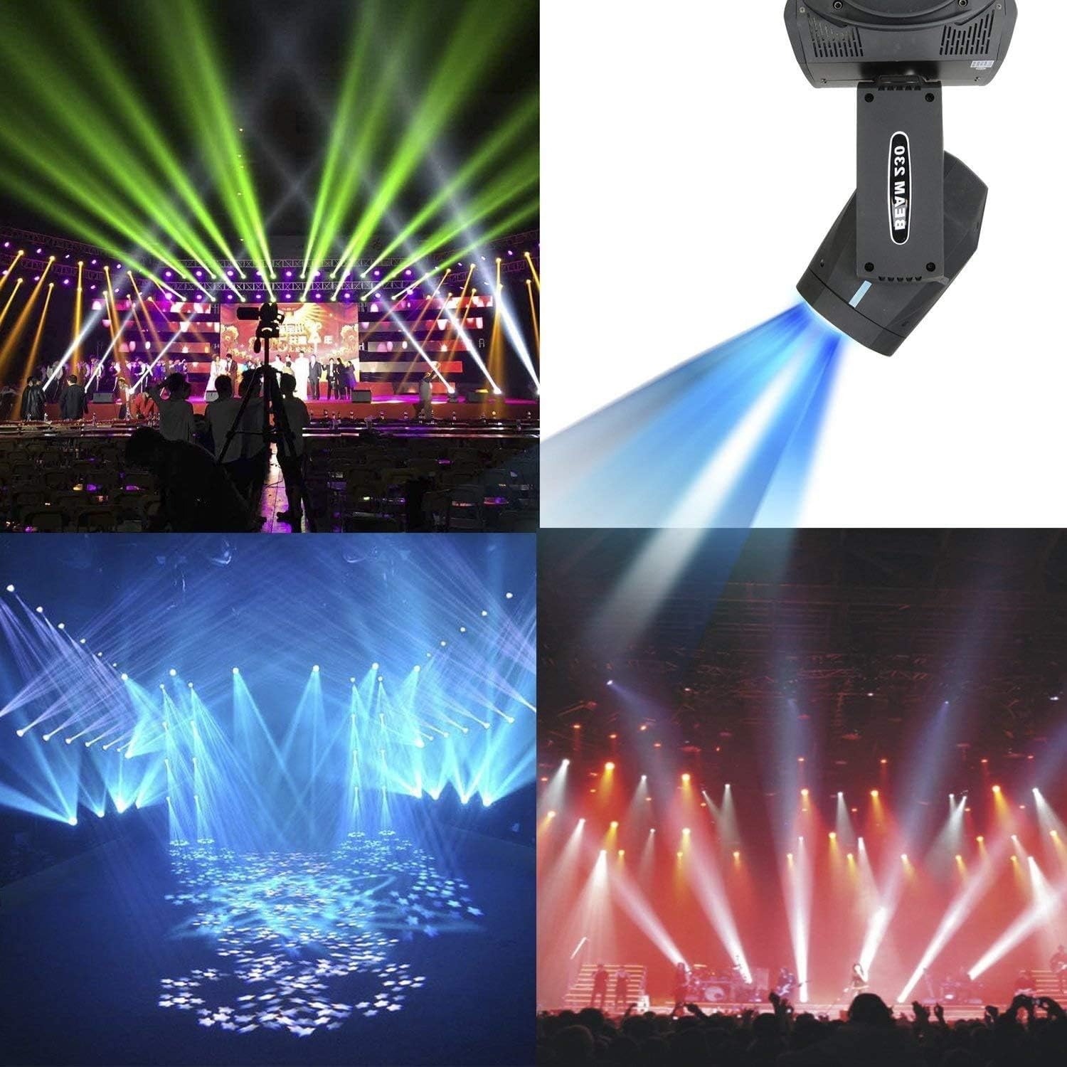 7R 230W Sharpy Beam DMX 16/20 Channels Moving Head Stage Light For Halloween Christmas Birthday DJ Disco KTV Bar Event Party - Image 6