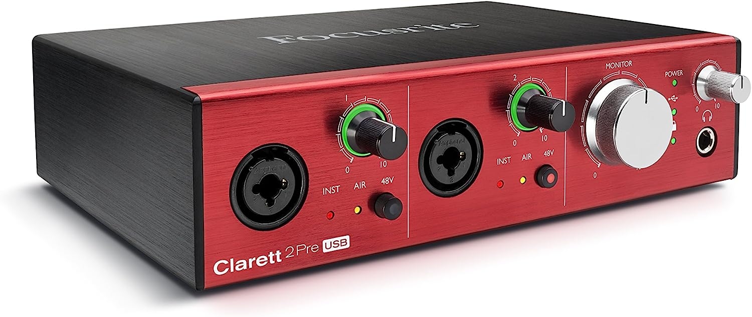 Focusrite Clarett 2Pre USB 10-In/4-Out Audio Interface - Image 5