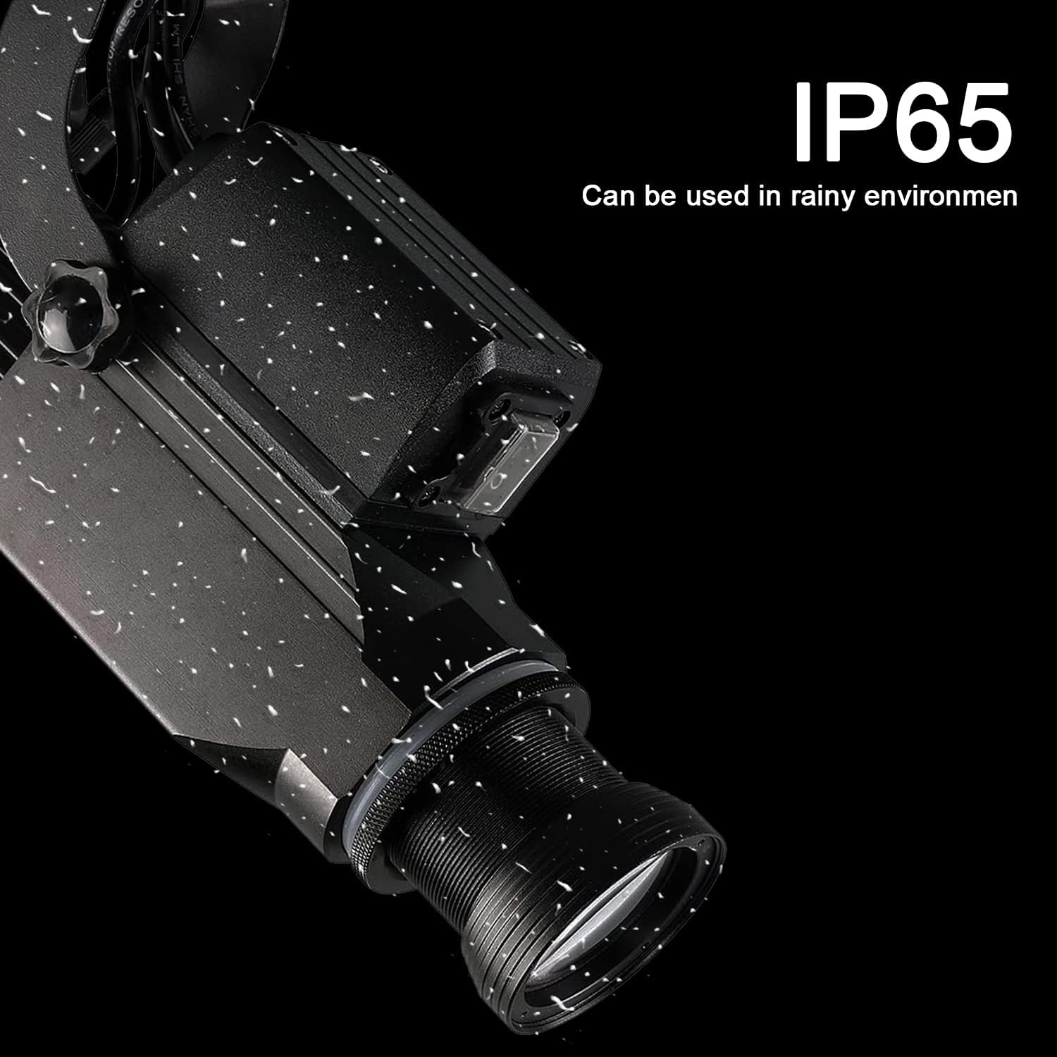 YKGOBO LED Logo GOBO Projector Image Rotation IP65 Waterproof with Manual Zoom DJ Effect Light Custom Gobos for Hotel Car Wash - Image 5