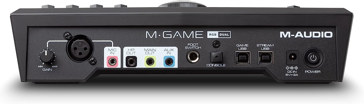 M-Game Solo USB Audio Interface Mixer for Streaming and Gaming with XLR Microphone in, Optical in, Voice FX, Sampler, Lights and - Image 12