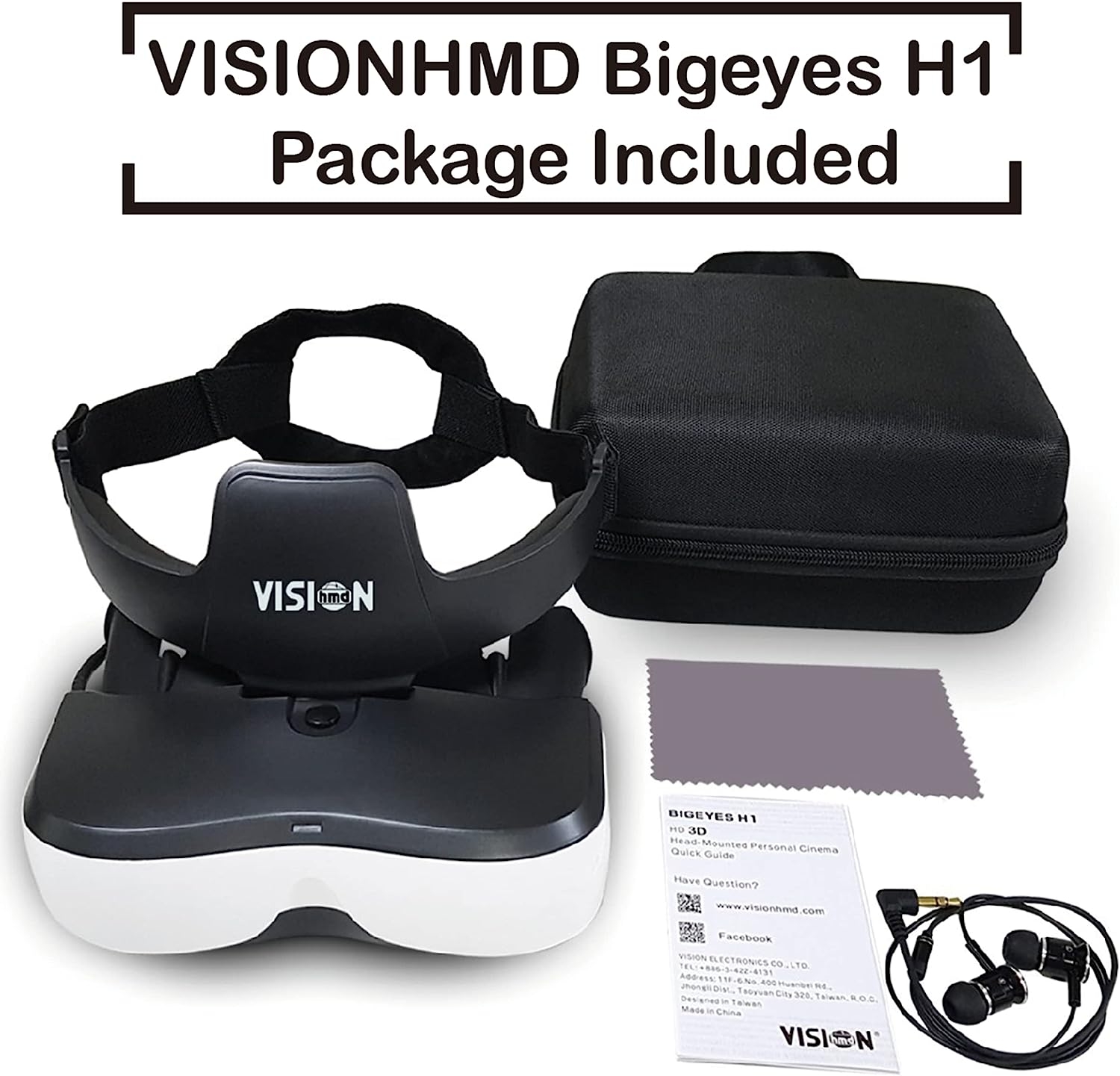 VISIONHMD Visionhmd Bigeyes H1 3D Video Glasses with HDMI input