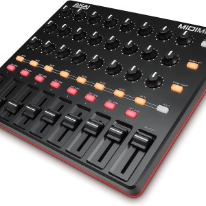 AKAI Professional MIDImix - USB MIDI Controller Mixer with Assignable Faders & Master Fader, 24 Knobs and 16 Buttons, 1 to 1