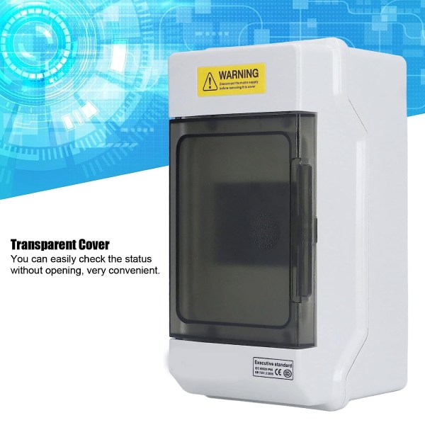 DC Miniature Circuit Breaker With IP65 Waterproof Box – 5-Way Distribution Board, Overload & Leakage Protection For Indoor/Outdoor Use