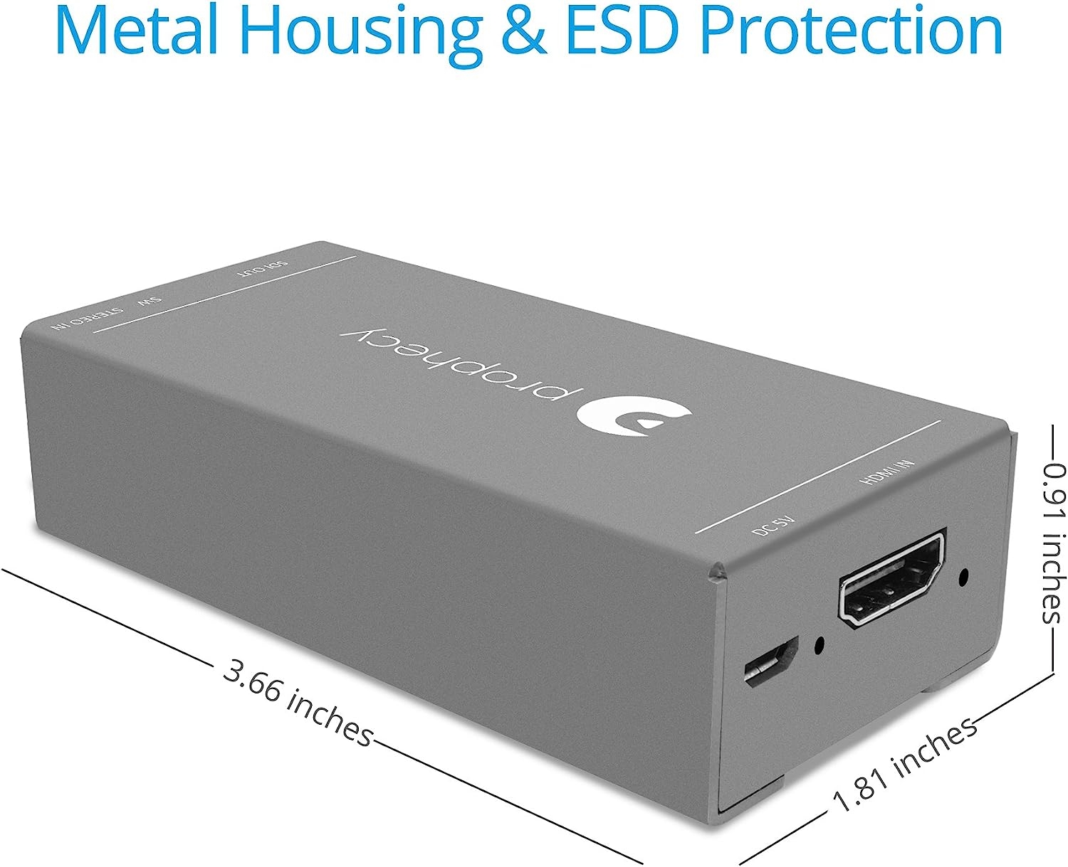 gofanco Prophecy Multi Video Format to SDI Scaler Converter – Input HDMI/Mini DisplayPort/VGA, SDI Output up to 3G/HD/SD-SDI, - Image 16