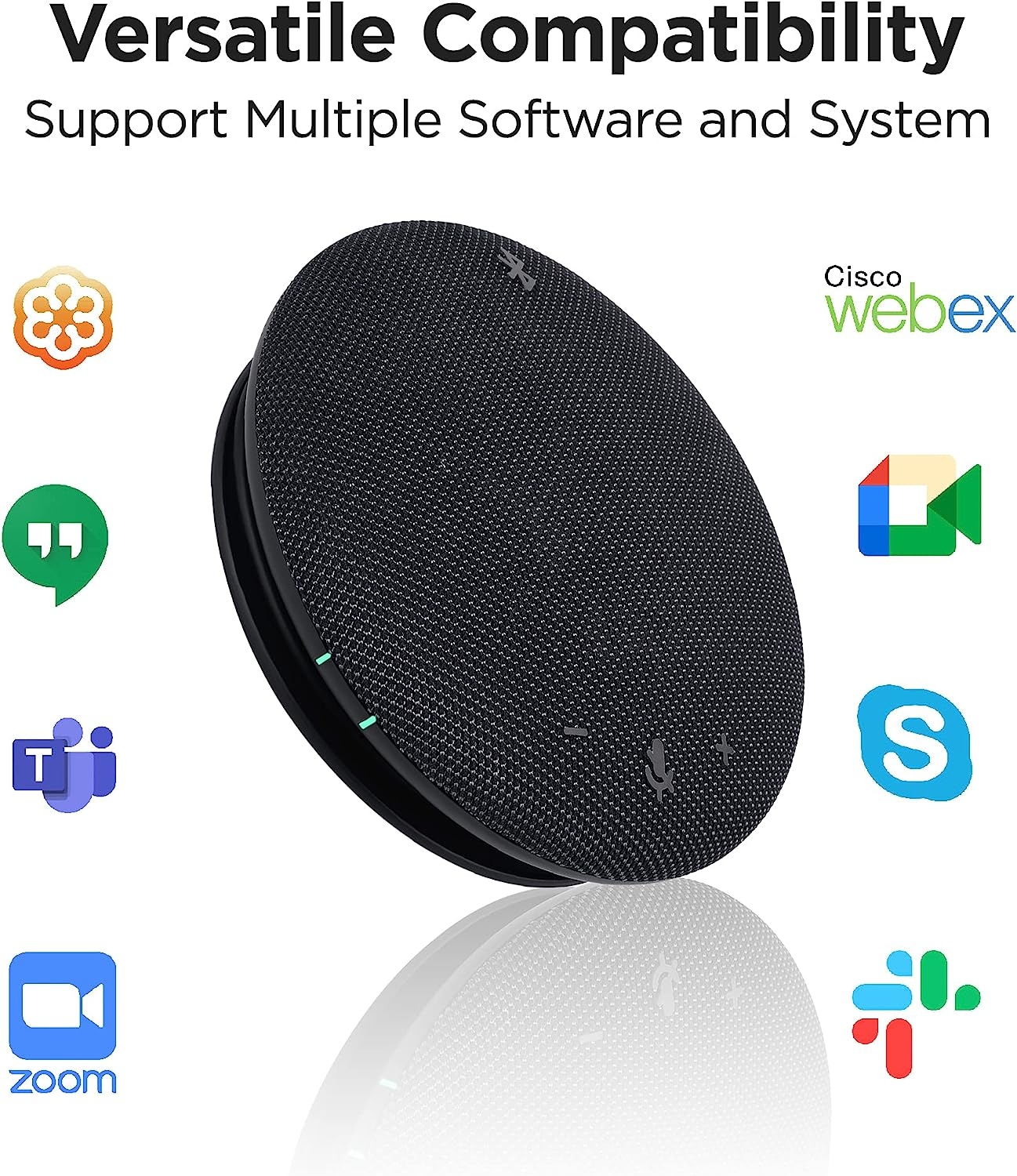 INNOTRIK Bluetooth Conference Speaker with Microphone | 360-Degree Voice Pickup & Noise Canceling Conference Room - Image 8