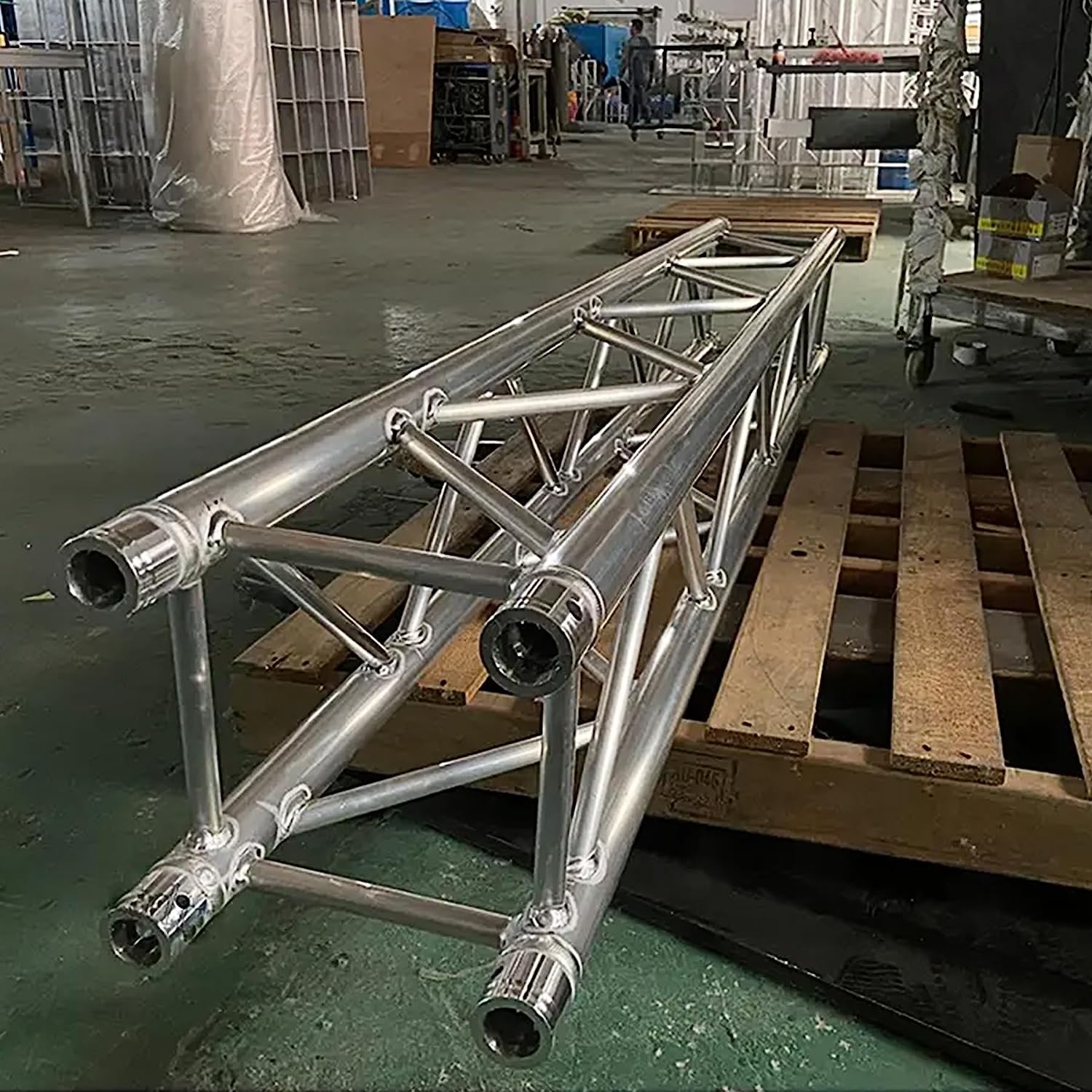 Farfarhome Portable Aluminum Truss 4.92 Ft. (1.5m) Aluminum 12"X12" 290mmx290mm Box Square Truss Trussing Segment (1.5m) - Image 4