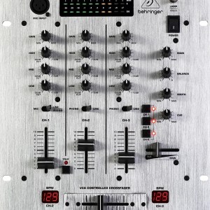 Behringer Pro Mixer DX626 Professional 3-Channel DJ Mixer with BPM Counter and VCA Control