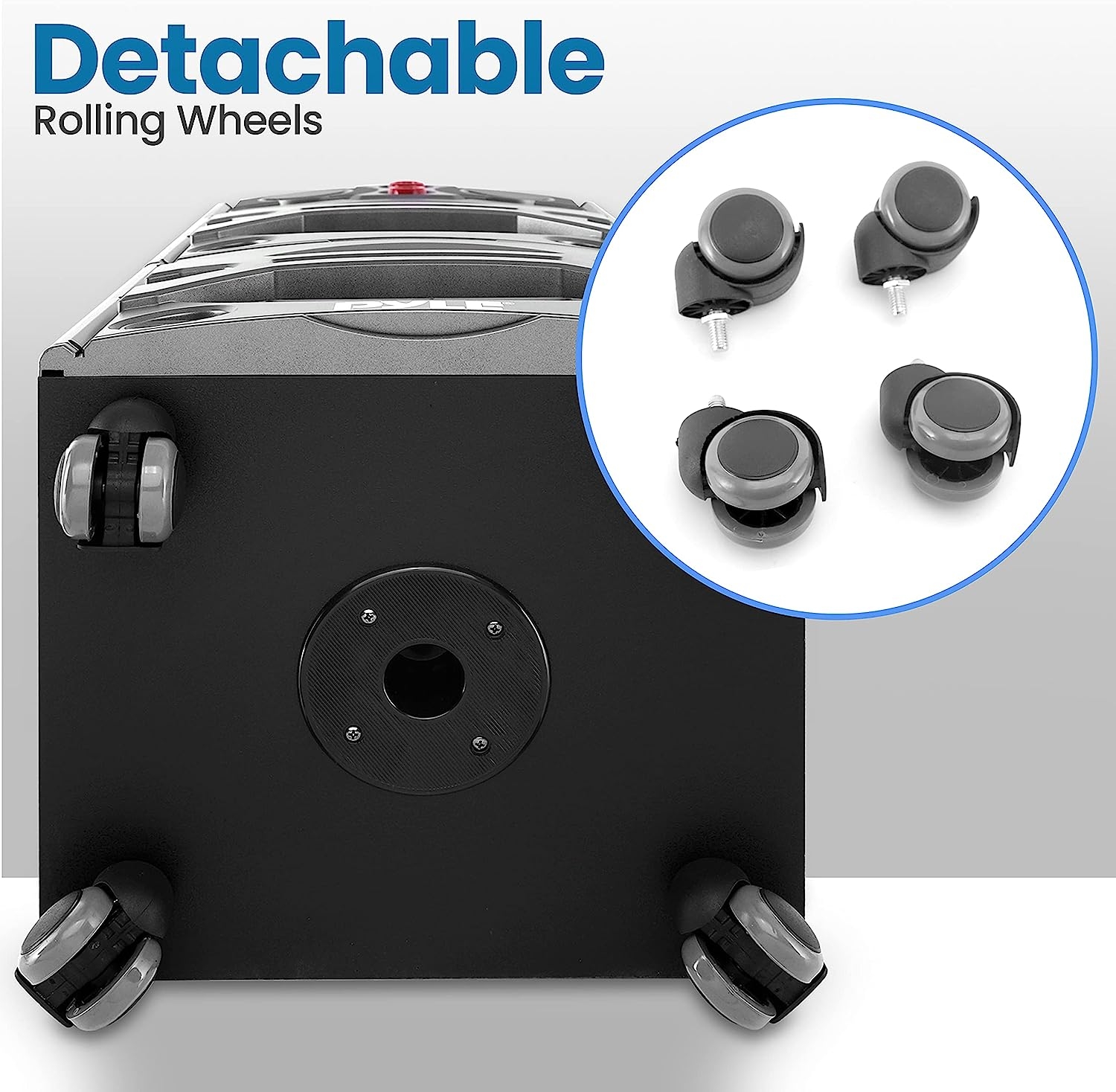 Pyle Portable Bluetooth PA Speaker System - 2000W Active powered Outdoor Bluetooth Speaker Portable PA System w/Microphone In, - Image 6