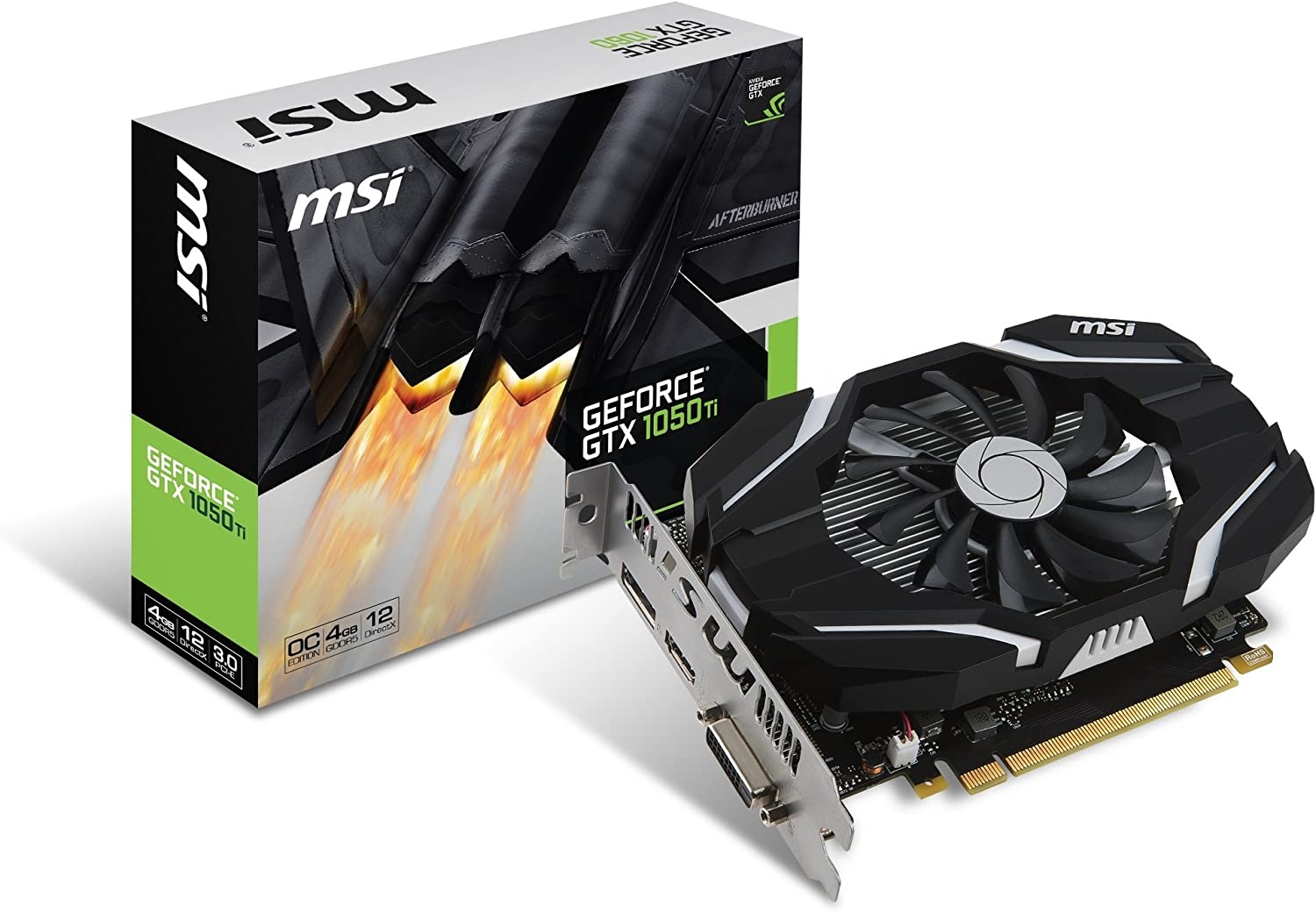 MSI Computer V809-2277R Video Card (GTX 1050 TI 4GT OC)