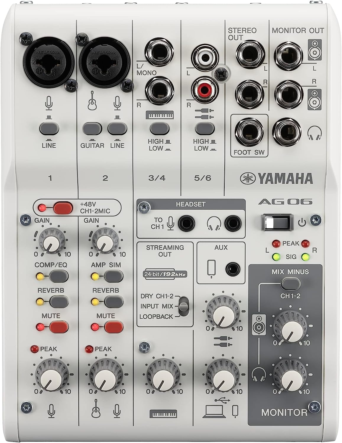 Black 3-Channel Live Streaming Mixer/USB Interface for IOS/Mac/PC - Image 9