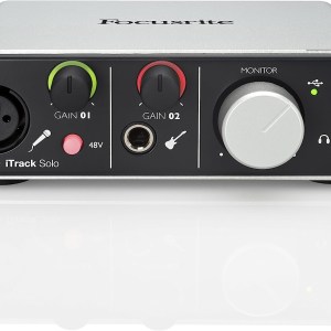 Focusrite iTrack Solo Lightning & USB Compatible Audio Interface