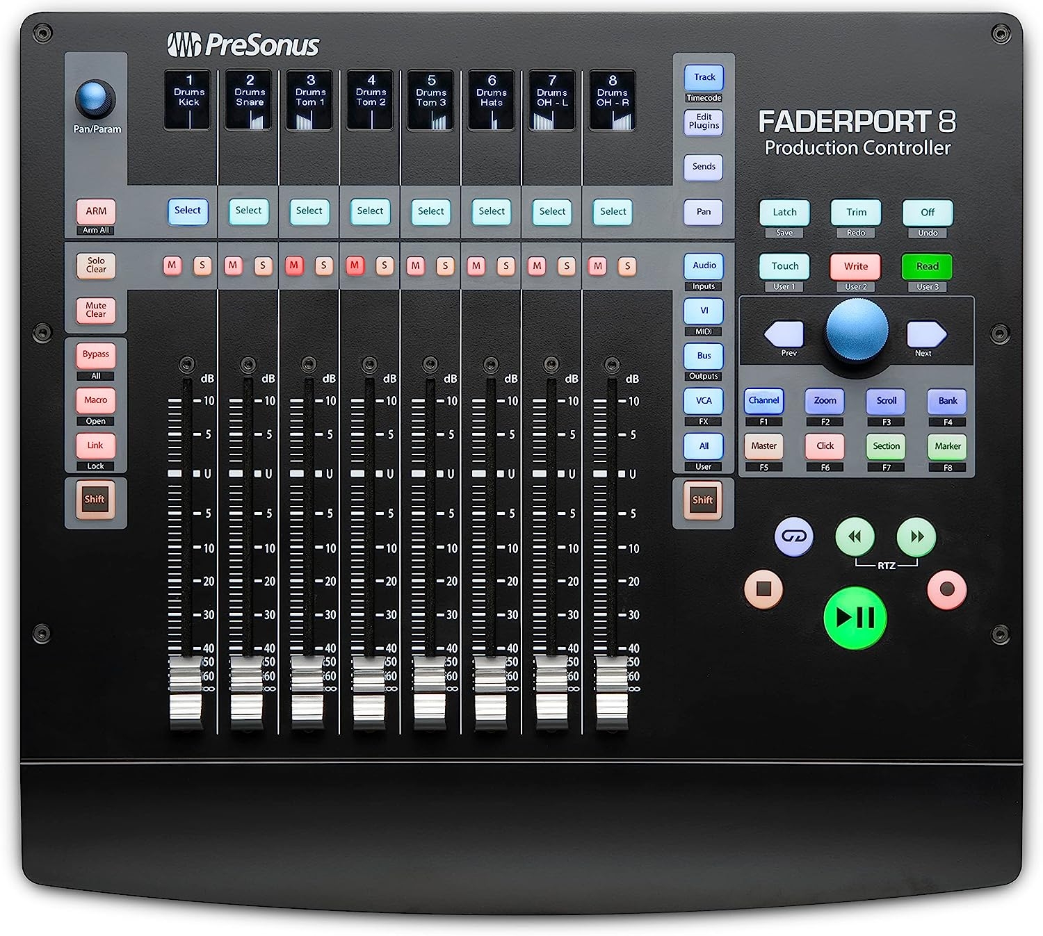 Presonus Faderport8 FADERPORT 8 8-Channel Mix Production Controller - Image 6