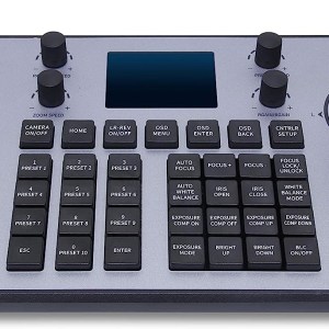 VISCA Serial and IP Joystick Controller for PTZ (Pan/Tilt/Zoom) Video Camera - RCC6000 by Go Electronic