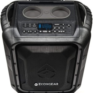ECOXGEAR EcoBoulder+ GDI-EXBLD810 Rugged Waterproof Floating Portable Bluetooth Wireless 100 Watt Speaker and PA System (Gray)