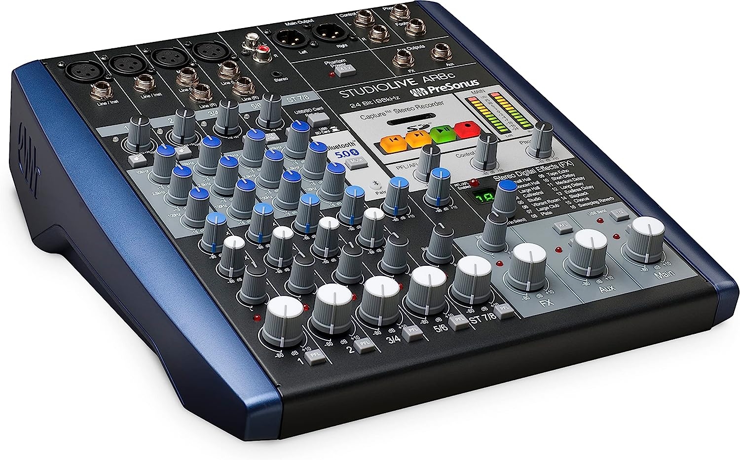 PreSonus StudioLive AR12c 14-Channel USB-C Hybrid Digital/Analog Performance Mixer, Unpowered - Image 13