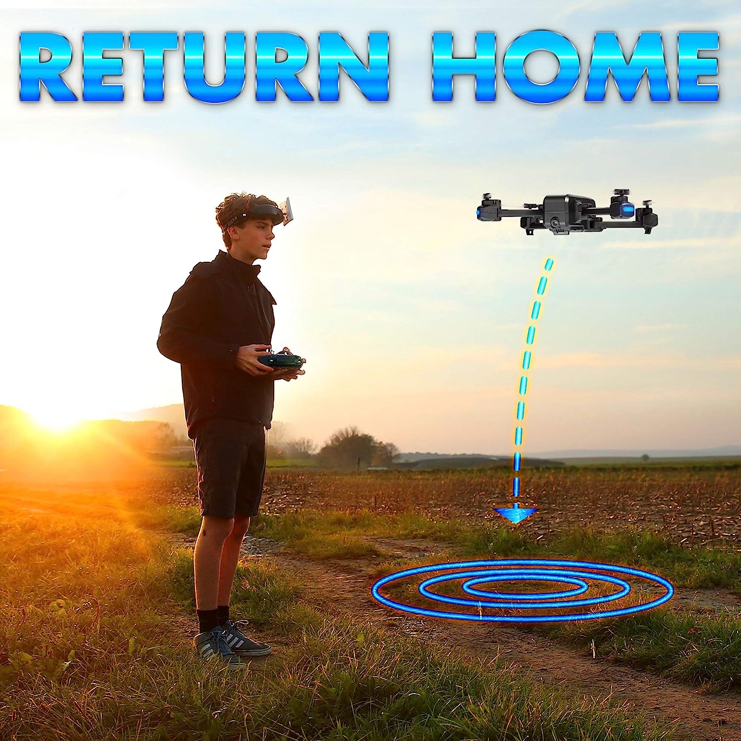 Contixo F22 FPV Drone with Camera for Adults, Kids, Beginners - 2.4G RC Quadcopter with 4K FHD Camera - Gesture Control, Custom - Image 4