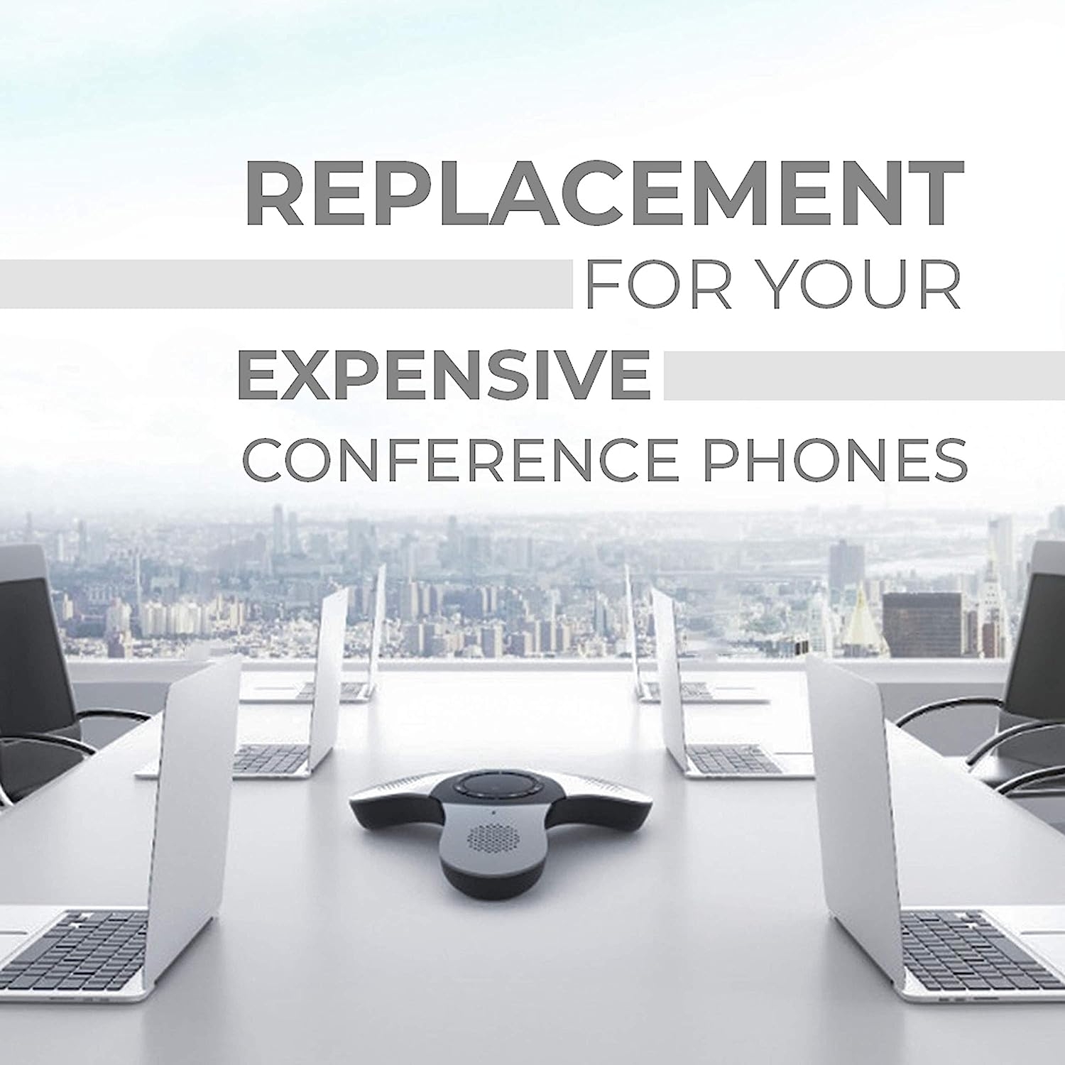 Skywin Bluetooth Conference Speaker with Microphone - Wireless Conference Call USB Speakerphone for Mobile Phone and Computer, - Image 6
