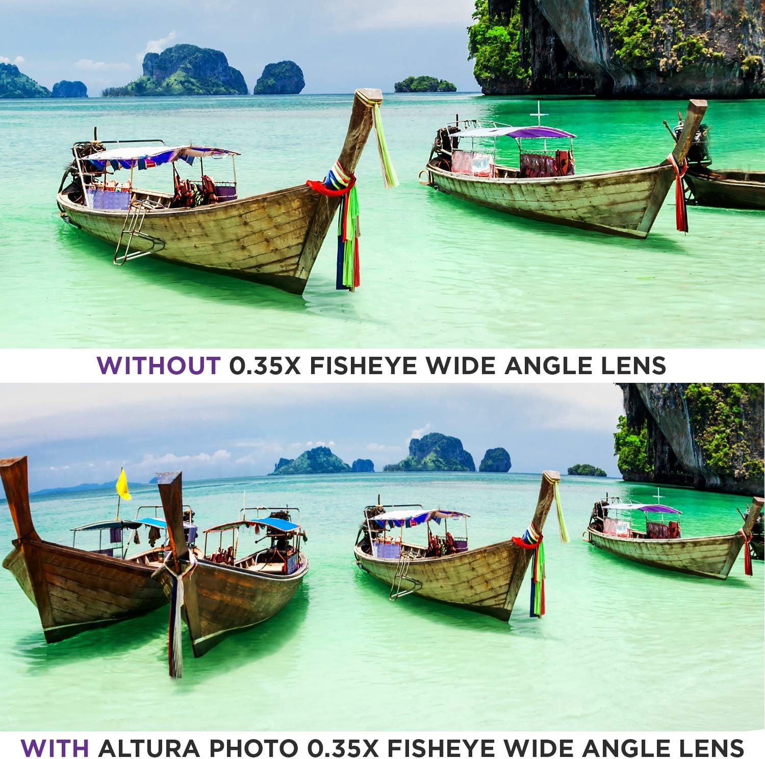 Altura Photo 58MM 0.35x Fisheye Canon Wide Angle Lens (w/Macro Portion) for DSLR Cameras EOS Rebel 70D 77D 80D 90D T8i T7 T7i - Image 5