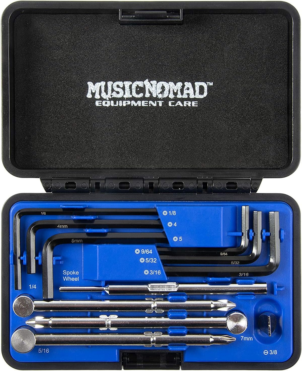 MusicNomad KEEP IT SIMPLE, SETUP (KISS)™ Starter Kit Bundle - 6 pc. Gauge Set, 26 pc. Guitar Tech Tool Set, 11 pc. Truss Rod - Image 3